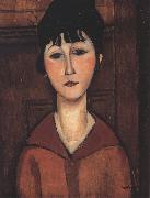 Amedeo Modigliani Ritratto di ragazza or Portrait of a young Woman (mk39) France oil painting artist